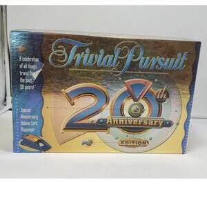 "Trivial Pursuit" 20th Anniversary Edition Trivia Game**100% COMPLETE**